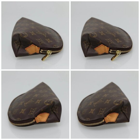 LOUIS VUITTON Monogram Pochette Cosmetic PM Cosmetic Pouch M47515 LV Auth 131212 - Picture 16 of 16